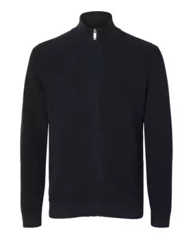 Мужской кардиган на молнии Selected, темно-синий