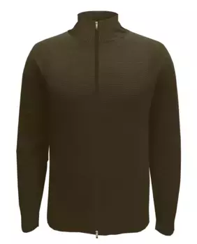 Мужской кардиган на молнии Selected, темно-зеленый