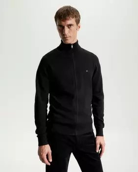 Мужской кардиган на молнии Tommy Hilfiger, черный