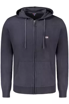 Мужской кардиган Norway 1963 на молнии с капюшоном, синий