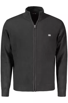 Мужской кардиган Norway 1963 на молнии с логотипом, черный