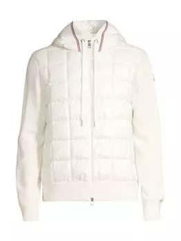 Мужской кардиган с капюшоном Moncler Moncler, белый