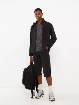 Мужской кардиган со стоячим воротником стандартной выкройки LCW OUTDOOR