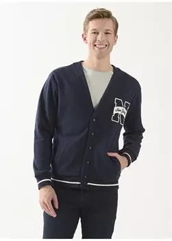 Мужской кардиган темно-синий Aeropostale