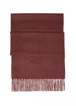 Мужской кашемировый шарф бордово-красного цвета Pal Zileri