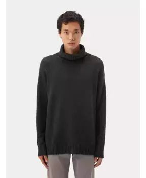 Мужской кашемировый водолазный свитер Gobi Cashmere, серый