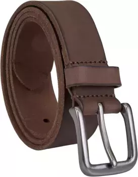 Мужской классический джинсовый ремень Timberland для гольфа 35 мм, темно-коричневый