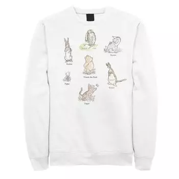 Мужской классический флисовый свитшот Disney Winnie The Pooh Licensed Character