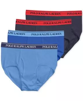 Мужской комплект из 4 штук. Трусы классического кроя со средней посадкой Polo Ralph Lauren