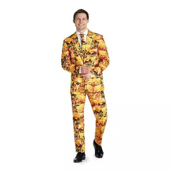 Мужской комплект костюма и галстука Suitmeister Slim-Fit Snack Master, цвет Miscellaneous