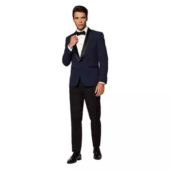 Мужской комплект оппосмокинг облегающего кроя OppoSuits, цвет Midnight Blue