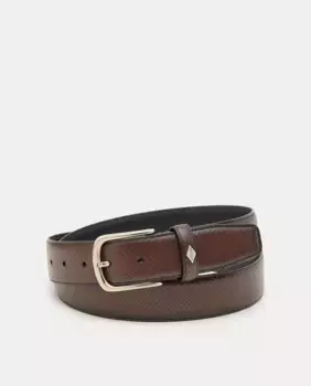 Мужской коричневый кожаный ремень Lottusse, светло-коричневый