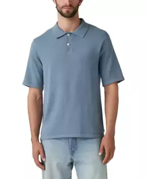 Мужской короткий рукав текстурированный поло-свитер Levi's, синий