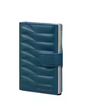 Мужской кошелек Alu Fit из кожи и алюминия Samsonite, синий