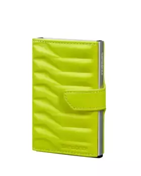 Мужской кошелек Alu Fit из кожи и алюминия Samsonite, жёлтый