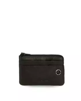 Мужской кошелек Badge из черной кожи Pepe Jeans, черный