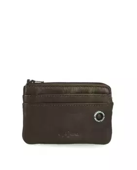 Мужской кошелек Badge из коричневой кожи Pepe Jeans