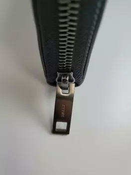 Мужской кошелек Bally Tallen 6218189 Черный кожаный длинный на молнии, мультиколор