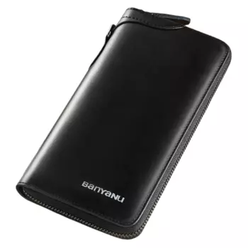 Мужской кошелек Banyanu, Хаки – щётка против кражи