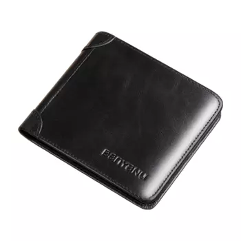 Мужской кошелек Banyanu, Коричневая - тройная кисточка с защитой от кражи (с слоем масляного воска, головка из воловьей кожи)