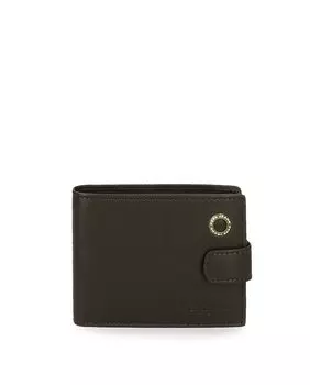 Мужской кошелек Brown Badge с застежкой-кнопкой Pepe Jeans, коричневый