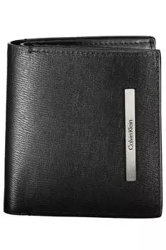Мужской кошелек Calvin Klein из экокожи с логотипом бренда, черный