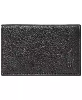 Мужской кошелек для карт из шагреневой кожи Polo Ralph Lauren
