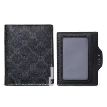Мужской кошелек GOLF, Черный