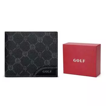 Мужской кошелек GOLF, Черный