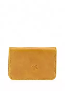 Мужской кошелек горчичного цвета Fabrika