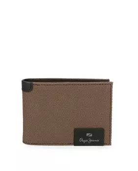 Мужской кошелек Hilltop из коричневой кожи горизонтального типа Pepe Jeans, коричневый