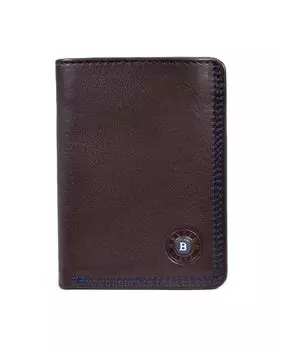 Мужской кошелек из коричнево-синей кожи Miguel Bellido, мультиколор