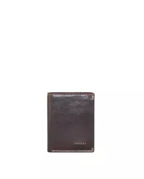 Мужской кошелек из коричневой яловой кожи Privata, темно коричневый