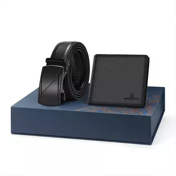 Мужской кошелек из коровьей кожи MEXICAN, черный