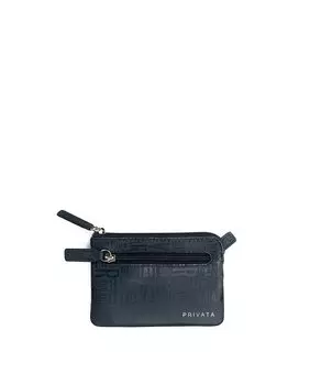 Мужской кошелек из кожи темно-синего цвета Privata, темно-синий