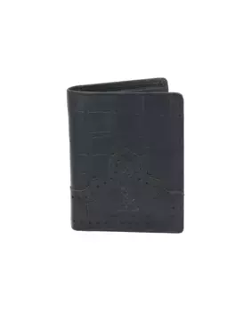 Мужской кошелек из яловой кожи черного цвета Dakar