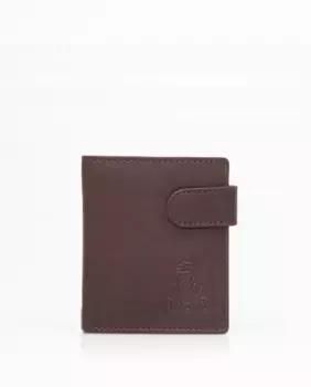 Мужской кошелек из яловой кожи коричневого цвета Dakar