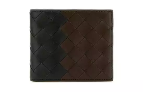 Мужской кошелек из телячьей кожи, разноцветный Bottega Veneta