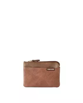 Мужской кошелек из темно-коричневой кожи Privata, темно коричневый