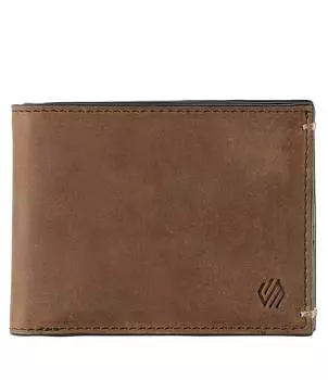 Мужской кошелек Johnston & Murphy из дубленой кожи Jackson, коричневый