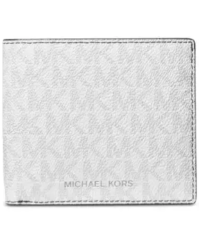 Мужской кошелек Mason Signature Michael Kors, белый