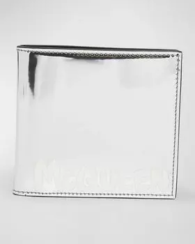 Мужской кошелек McQueen Graffiti Billfold Alexander McQueen, цвет Silver