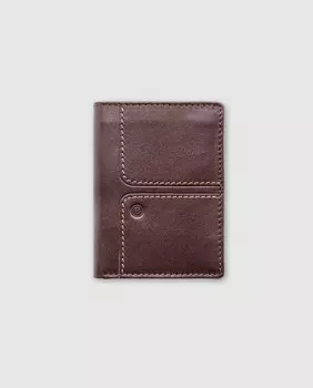 Мужской кошелек Miguel Bellido из коричневой кожи с контрастной строчкой Miguel Bellido, коричневый