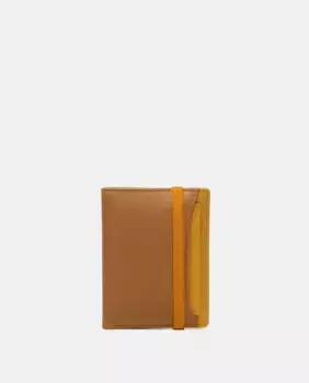 Мужской кошелек Oceans Diary из комбинированной кожи с защитой RFID Abbacino, коричневый