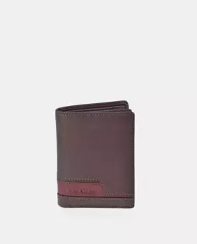 Мужской кошелек PIERRE CARDIN из кожи черного/синего цвета, коричневый