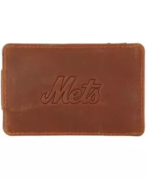 Мужской кошелек с зажимом для денег New York Mets Baseballism