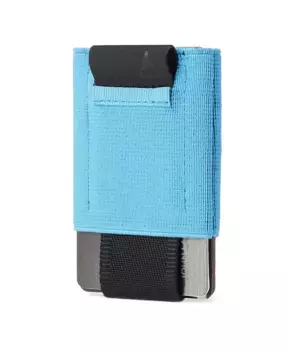 Мужской кошелек - тонкий минималистичный кошелек для наличных и 14 карт Nomatic, синий