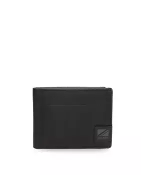 Мужской кошелек Topper черный кожаный Pepe Jeans, черный