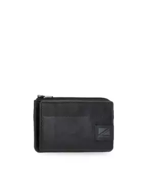 Мужской кошелек Topper с черной кожаной визитницей Pepe Jeans, черный