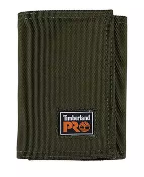 Мужской кошелек тройного сложения из прочной ткани Timberland